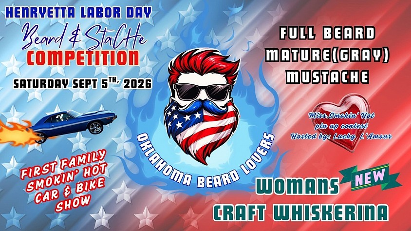 Labor Day Beard & StaCHe                                                    at the 14th Annual FFFCU Smokin’ Hot Car Show