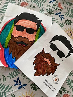 Kids coloring pages at competitions